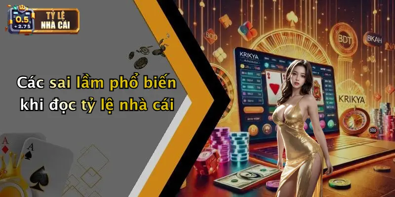 Các sai lầm phổ biến khi đọc tỷ lệ nhà cái